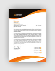 
corporate letterhead template design for your business