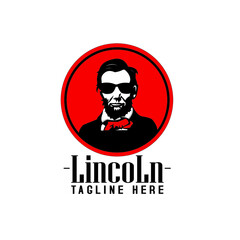 lincoln icon logo vector ready eps 10 format