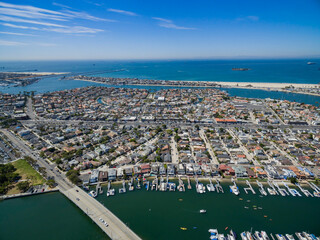 Obraz premium Aerial view of mothers beach