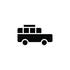 Cab, Taxi, Travel, Transportation Solid Icon, Vector, Illustration, Logo Template. Suitable For Many Purposes.