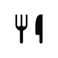 Restaurant, Food, Kitchen Solid Icon, Vector, Illustration, Logo Template. Suitable For Many Purposes.