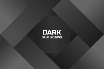 Dark creative modern abstract black background with dots, vector illustration eps file