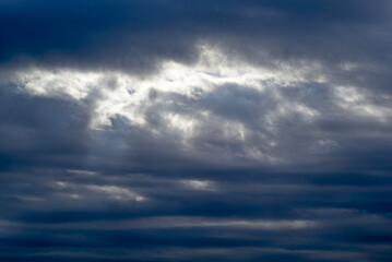 Obraz premium storm clouds timelapse