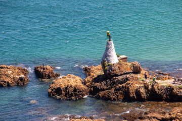 The Knysna lagoon on the Western Cape coast of South Africa