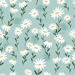 Flower seamless pattern design for decorating, wallpaper, wrapping paper, fabric, backdrop and etc.