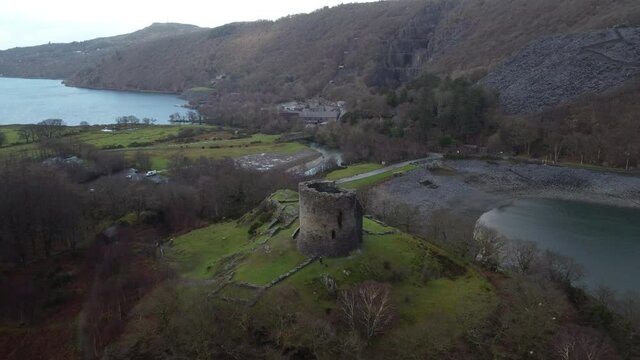 Slowly showing the bigger picture in Llanberis in Wales. Shot on DJI.
