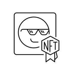 Meme. Line icon for web design