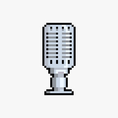 Microphone pixel art
