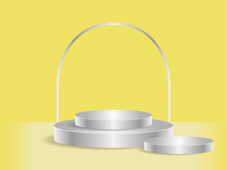 3D Podium Stage For Produk