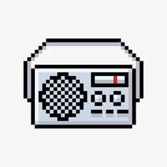 Radio pixel art