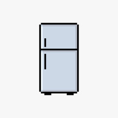 Refrigerator pixel art