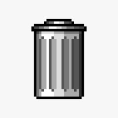 Trashcan pixel art