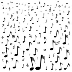 Musical Notations Background