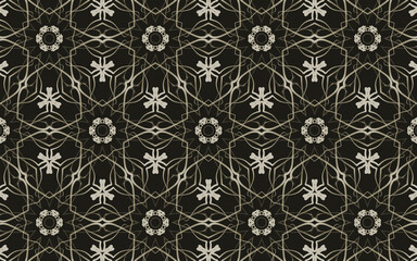 seamless damask pattern background