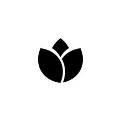 flower icon simple design vector