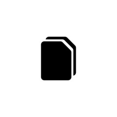 sim card icon simple design vector