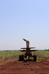 Water Cannon in the field