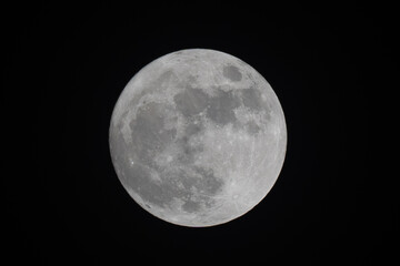 full moon on night background