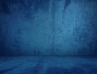 blue concrete background