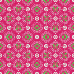 abstract Hand Block Ajrakh Print background pattern