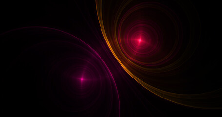 Abstract festive background. Fantastic glowing fractal shapes. Holiday wallpaper. Digital fractal art. 3d rendering.