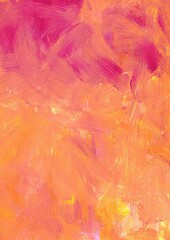 Abstract background with strokes. Pink and coral.