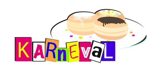 Karneval - Berliner Pfannkuchen