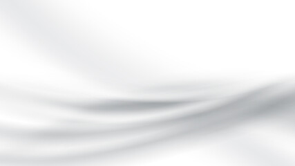 Abstract white gray  background White silk satin background Wave  smooth texture background