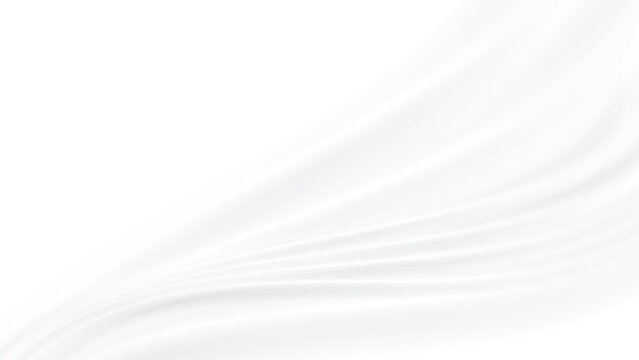 Abstract white gray  background White silk satin background Wave  smooth texture background