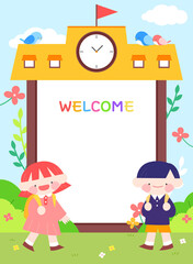 Happy new semester illustration collection