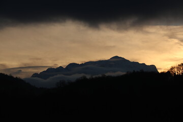 alba, solo, alba scura, nuvole alba nere, panorami, natura