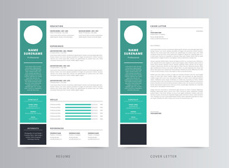 Professional Resume/CV and Cover Letter Template Design