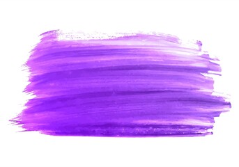 Abstract purple brush stroke color design