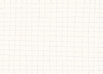 Blue grid background, pattern. Hand drawn texture. Vector backdrop, cover, banner.	
