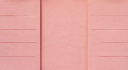 Fototapeta premium Old refurbished pink street wall texture background wallpaper