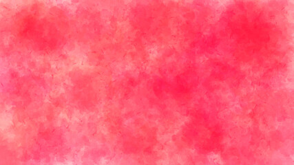 Abstract smooth light red and pink background vintage grunge texture. Digital art old vintage distressed bright red paper watercolor vector illustration.