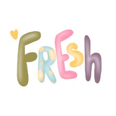 birthday written with letters