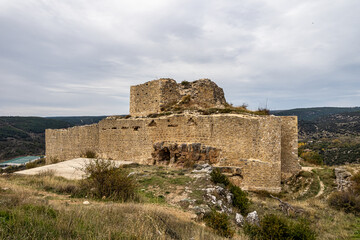 Fototapeta na wymiar Rochafrida Castle in Beteta, Serrania de Cuenca. Castilla la Mancha, Spain