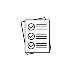  checklist icon vector check mark sign