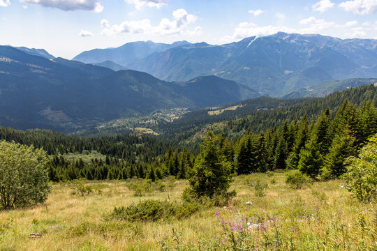 Nature of Hajla peak and Rugova mountains in Kosovo