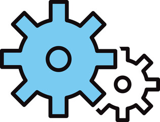 cog line icon