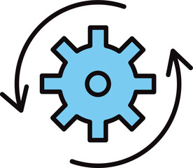 engineering line icon