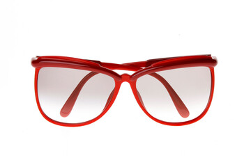 サングラス、フォックス、白バック