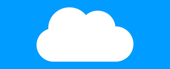 Fototapeta premium Cloud isolated on background. Cloud for web site, poster, placard and wallpaper. Creative modern concept. Cloud vector illustration