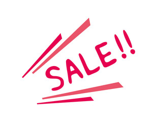 セール　ベクターイラスト　見出し