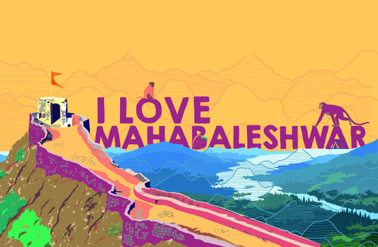 I love the Mahabaleshwar posters for banners, hoarding, backdrop.