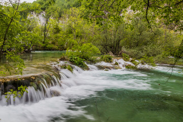 Milke Trnine waterfall Plitvice Lakes National Park, Croatia