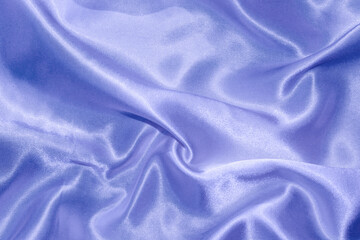 Silk fabric texture in color of the year 17-3938 Very Peri.