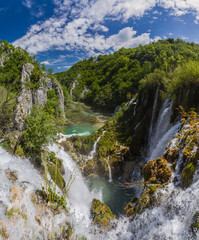 Sastavci waterfall in Plitvice Lakes National Park, Croatia