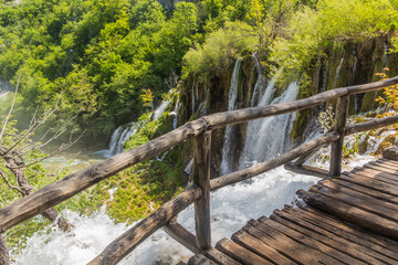 Sastavci waterfall in Plitvice Lakes National Park, Croatia